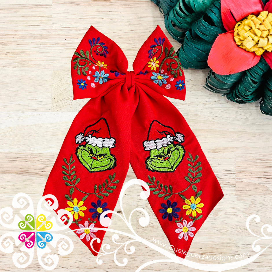 El Grinchy Hair Bow - Hair Accessories