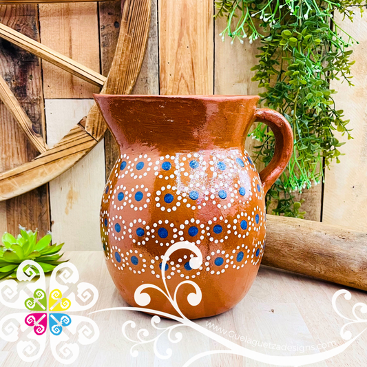 Large Dots Pitcher - Capula Sencillo Clay Kitchen