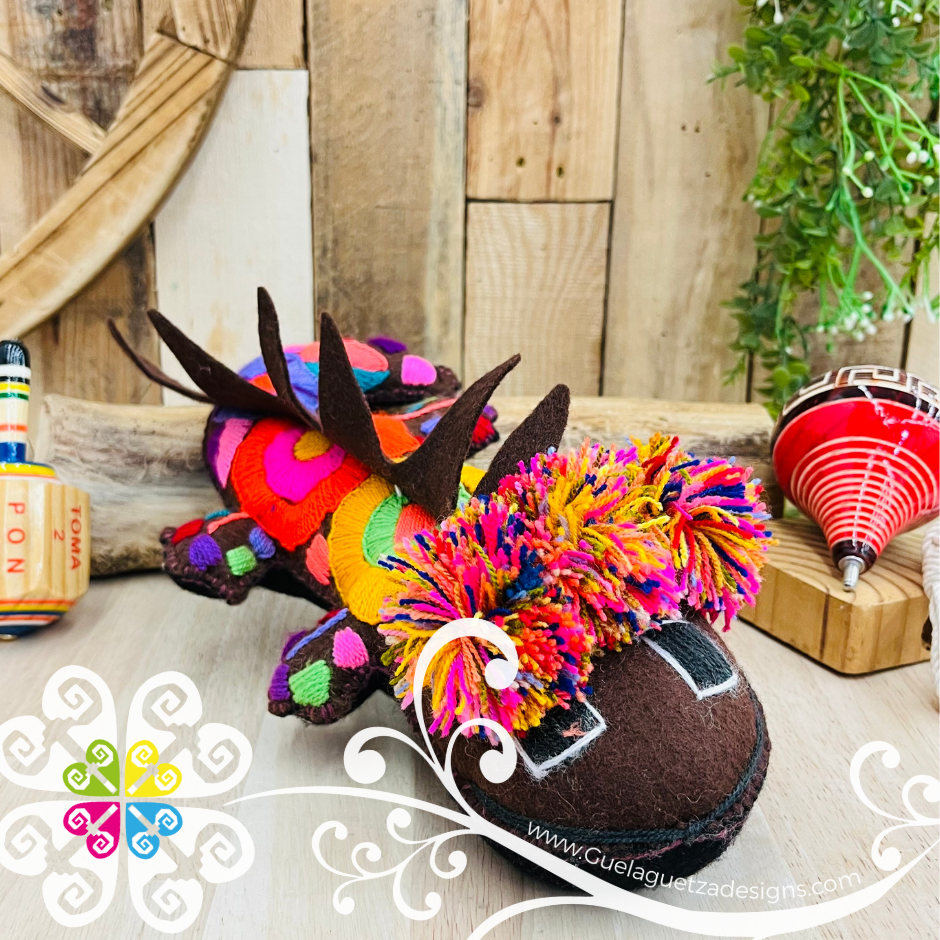 Embroidered Axolotl - Chiapas Stuffed Animal