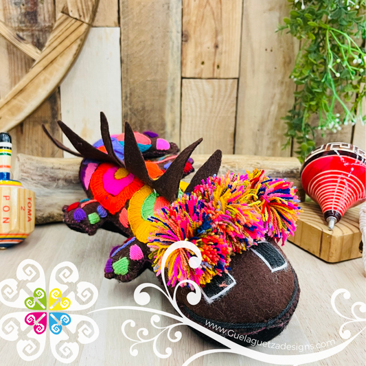 Embroidered Axolotl - Chiapas Stuffed Animal