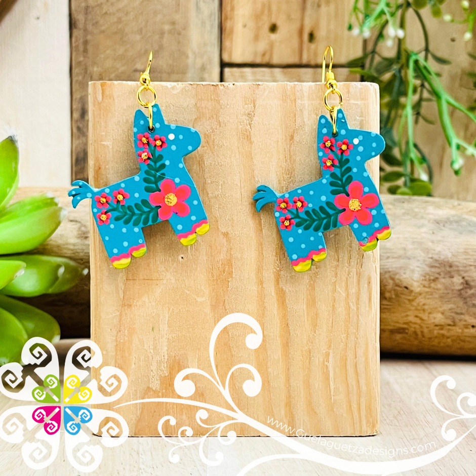 Burrito Wood Earrings - Wood Earrings