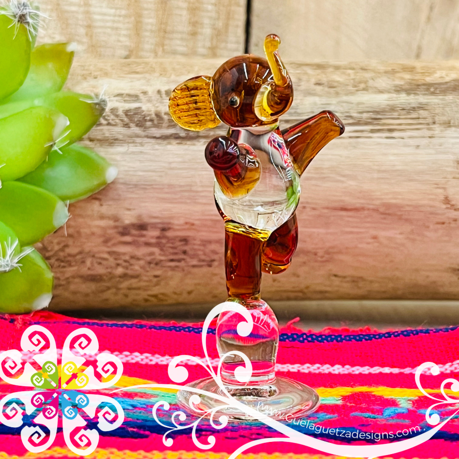 Mini Glass Elephants - Vidrio Soplado Trinkets