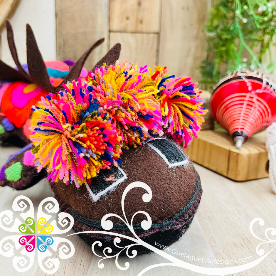 Embroidered Axolotl - Chiapas Stuffed Animal