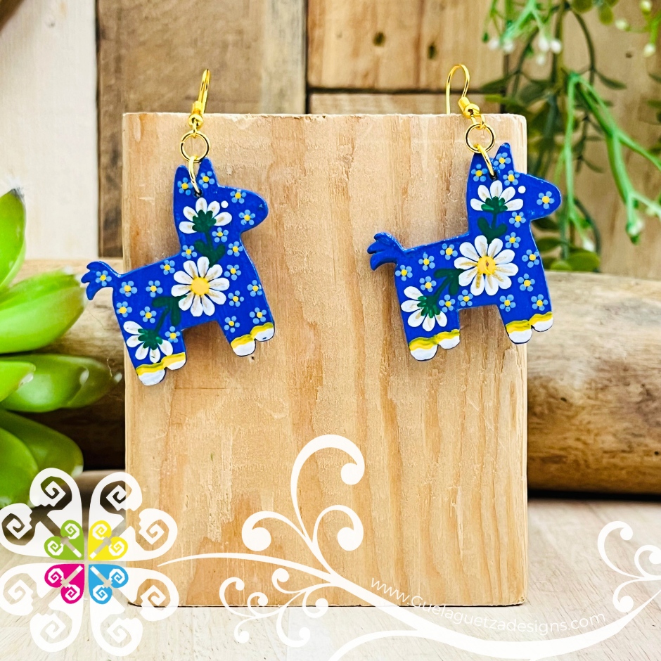 Burrito Wood Earrings - Wood Earrings