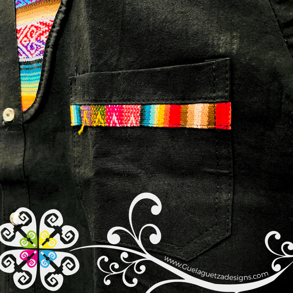 Black Coralillo Mountain with Buttons Shirt - Men Shirt