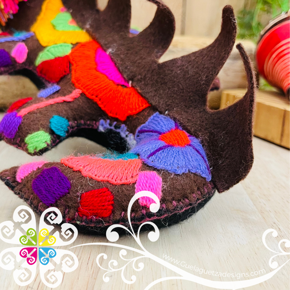 Embroidered Axolotl - Chiapas Stuffed Animal