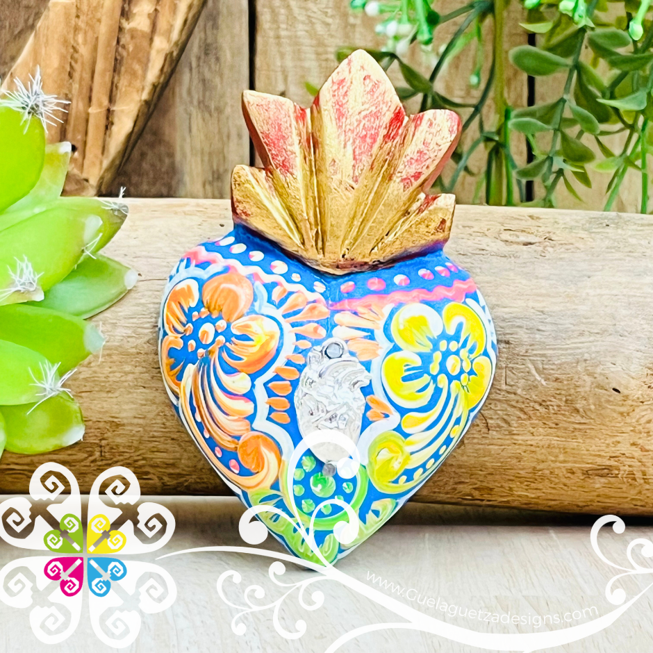 Mini Corazón Pintado - Wall Decor