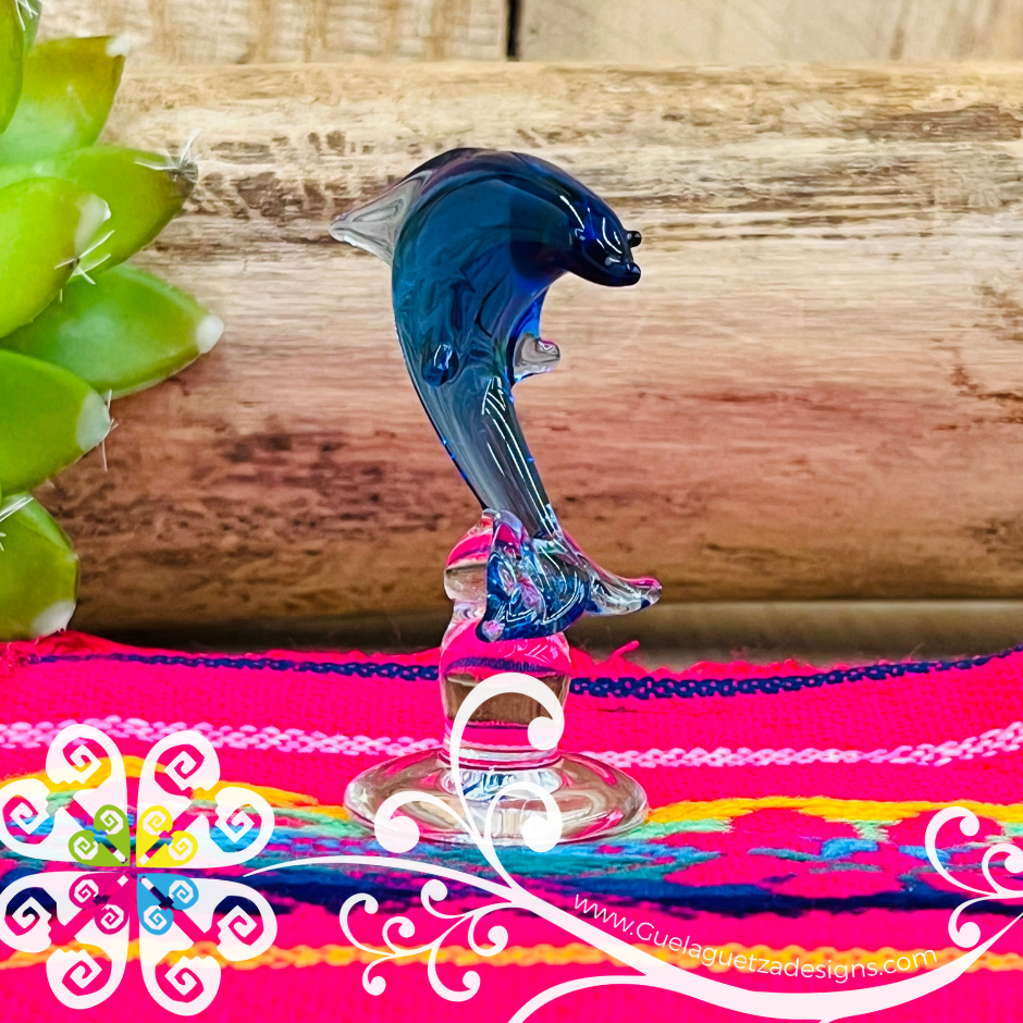 Mini Glass Dolphins - Vidrio Soplado Trinkets