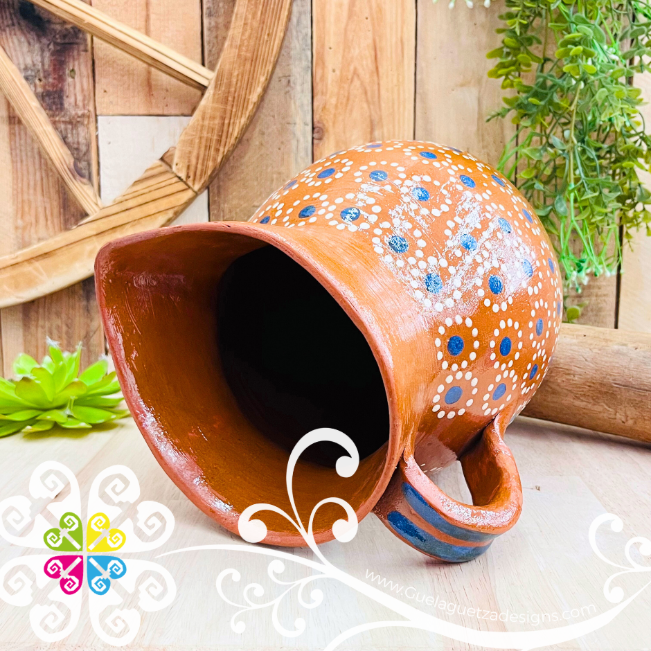 Large Dots Pitcher - Capula Sencillo Clay Kitchen