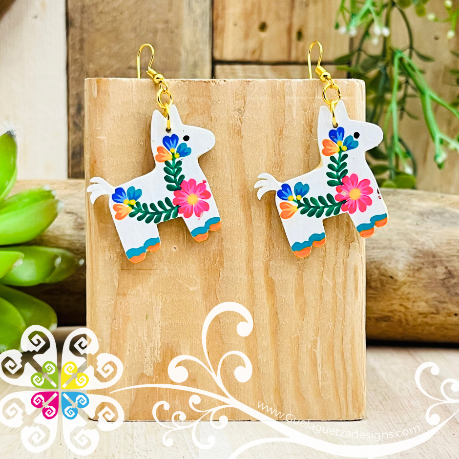 Burrito Wood Earrings - Wood Earrings