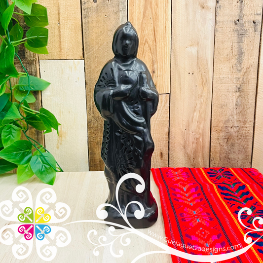 San Judas Tadeo Statue - Barro Negro Oaxaca