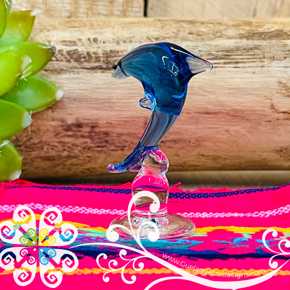 Mini Glass Dolphins - Vidrio Soplado Trinkets