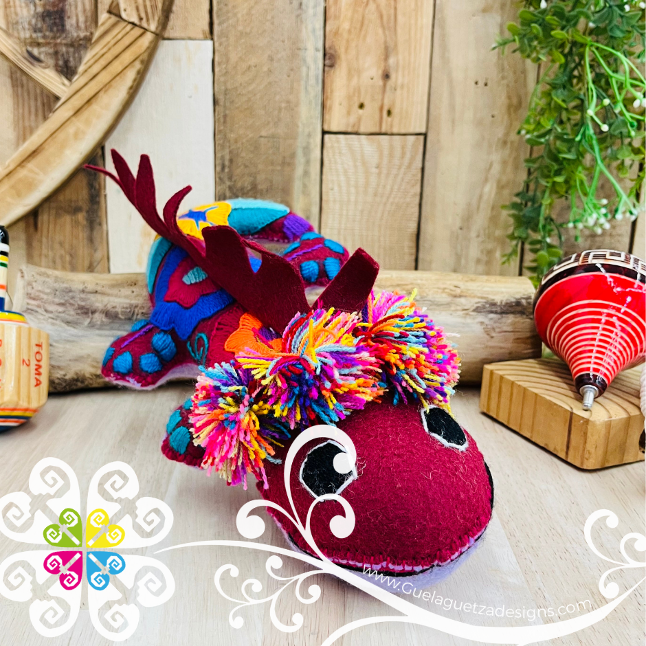 Embroidered Axolotl - Chiapas Stuffed Animal