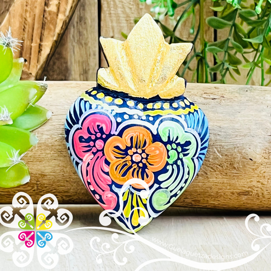 Mini Corazón Pintado - Wall Decor