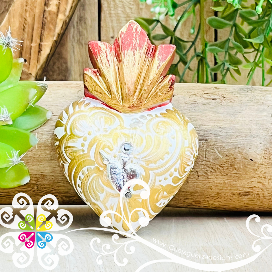 Mini Corazón Pintado - Wall Decor