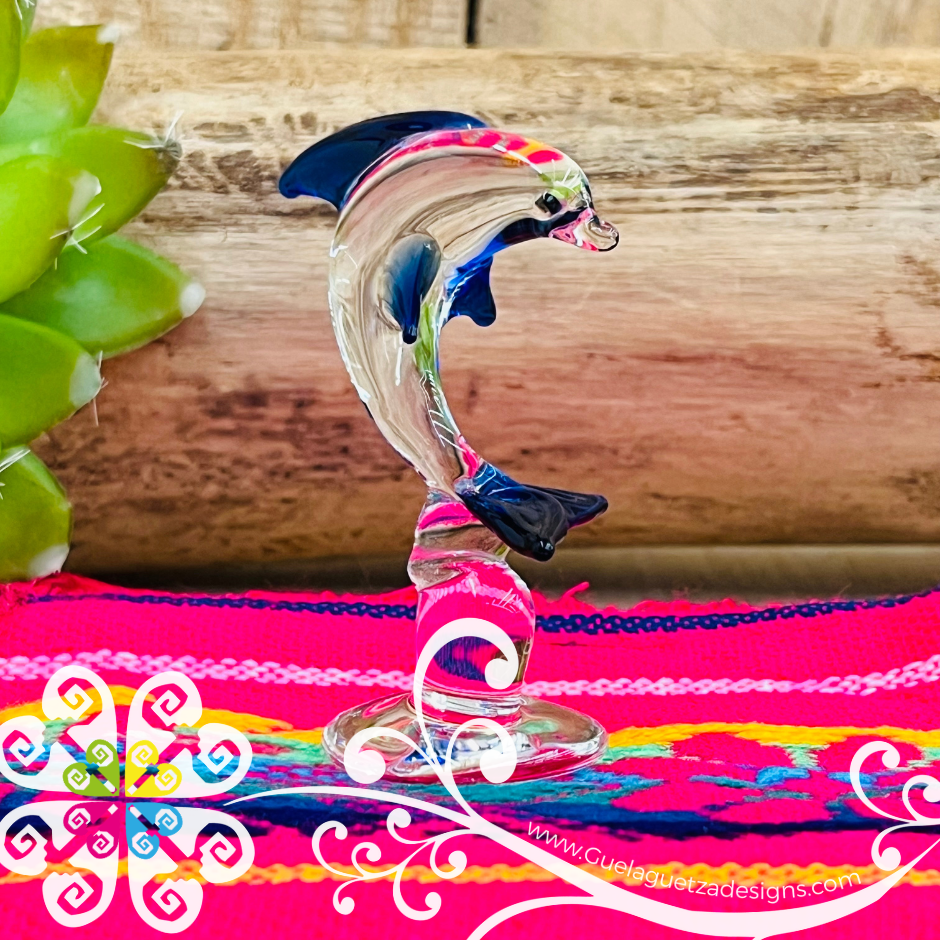 Mini Glass Dolphins - Vidrio Soplado Trinkets