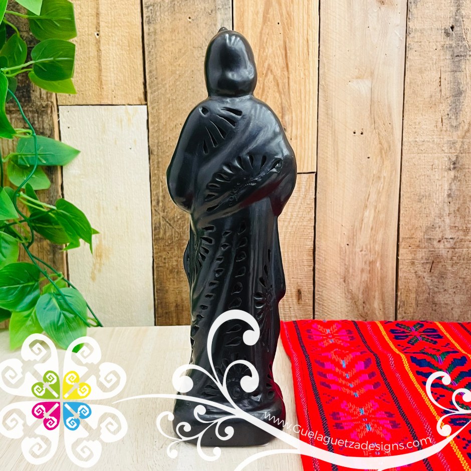 San Judas Tadeo Statue - Barro Negro Oaxaca