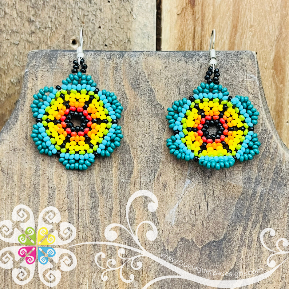 Sunflower V Style Beaded Set