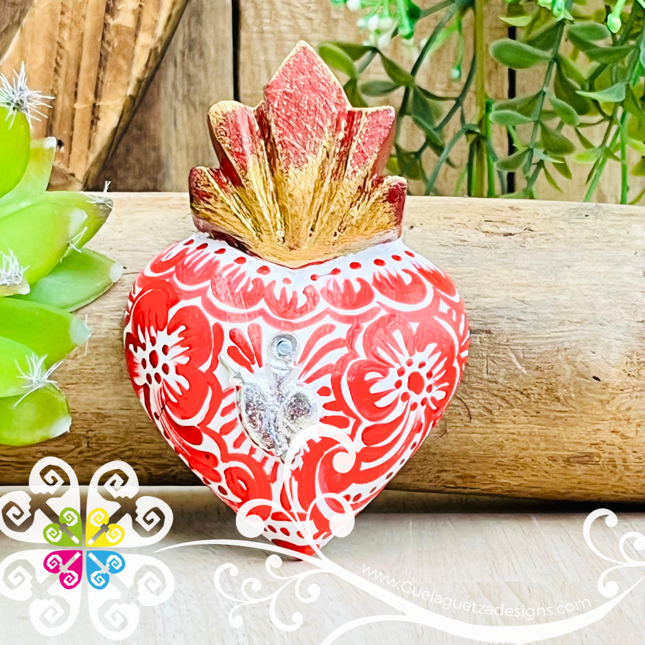 Mini Corazón Pintado - Wall Decor
