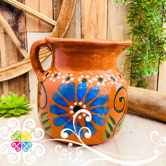 Large Flor Pitcher - Capula Sencillo Clay Kitchen