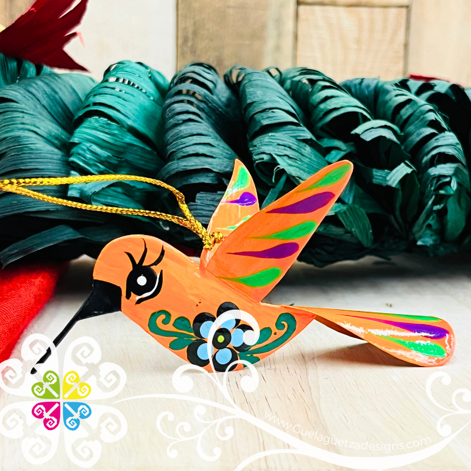 Set of 4 Colibri Ornament - Hojalata San Miguel Collection