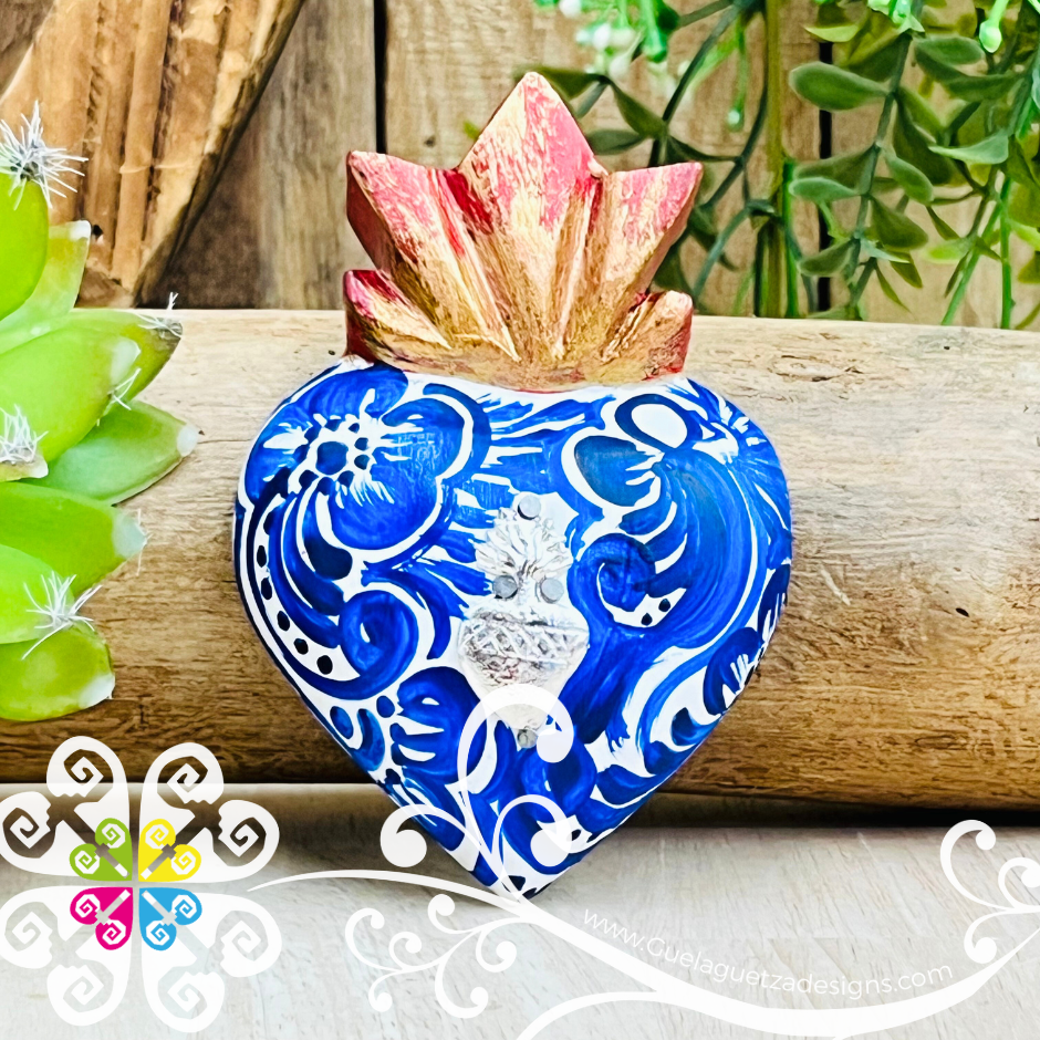 Mini Corazón Pintado - Wall Decor
