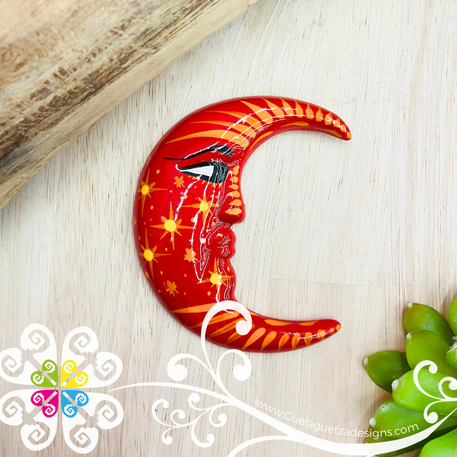 Large Red Sun & Moon Set - Wall Decor