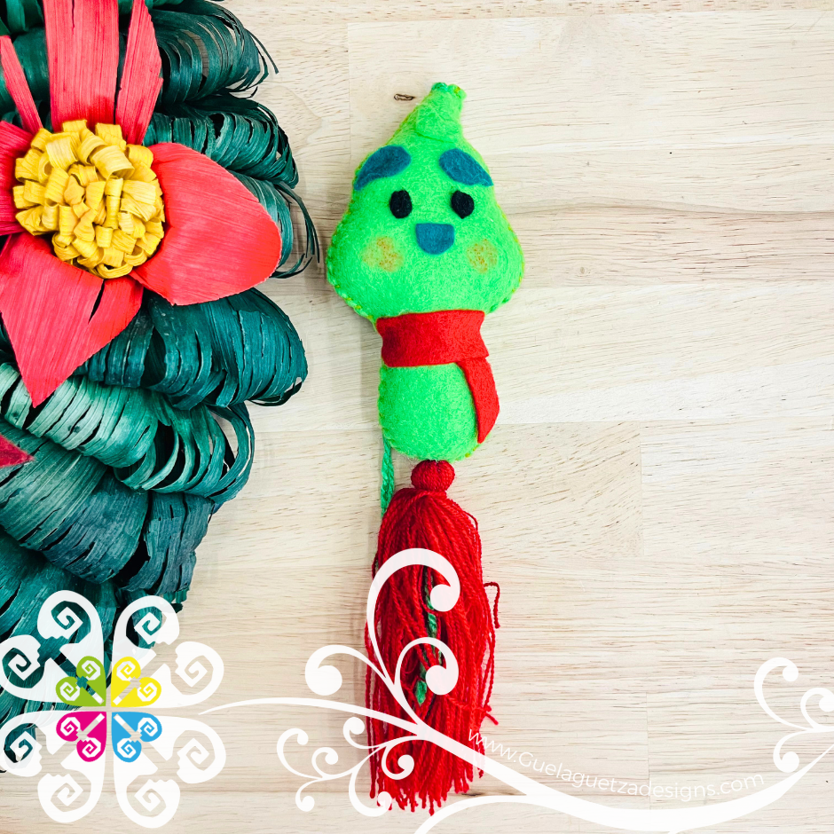 El Grinchy Pom Pom Sets - Christmas Ornaments