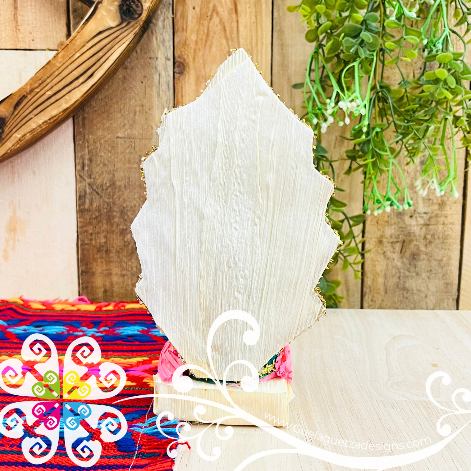 Virgen Guadalupe Corn Husk