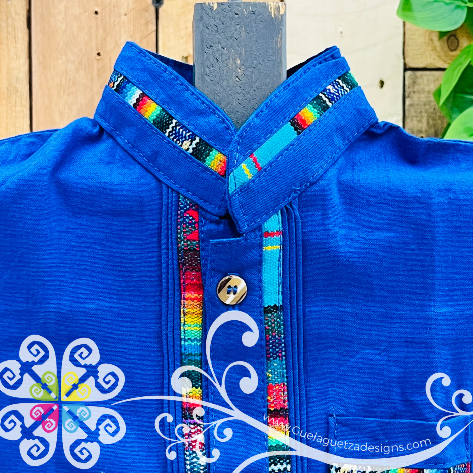 Royal Blue Coralillo Boy Shirt - Camisas de Niño