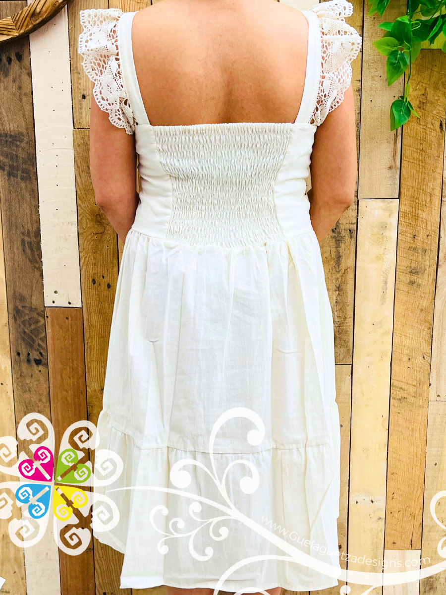 Paloma Embrodiered Dress - Embroider Women Dress
