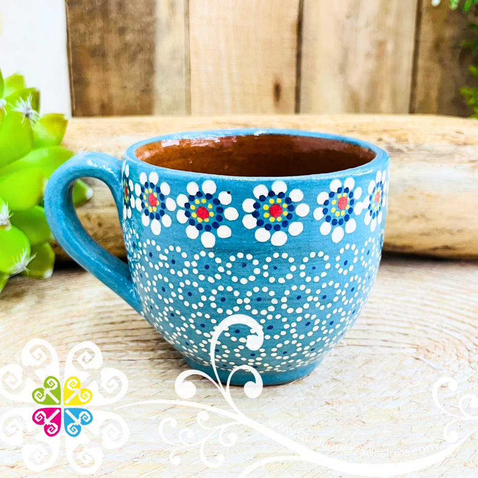 Capula Clay Corazon Plate with Mug - Capula Fino Clay Mug Set