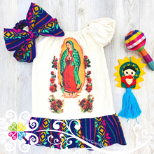 Guadalupe Children Dress with Headband - Stamped