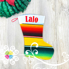 Customized Mexican Sarape Christmas Stockings