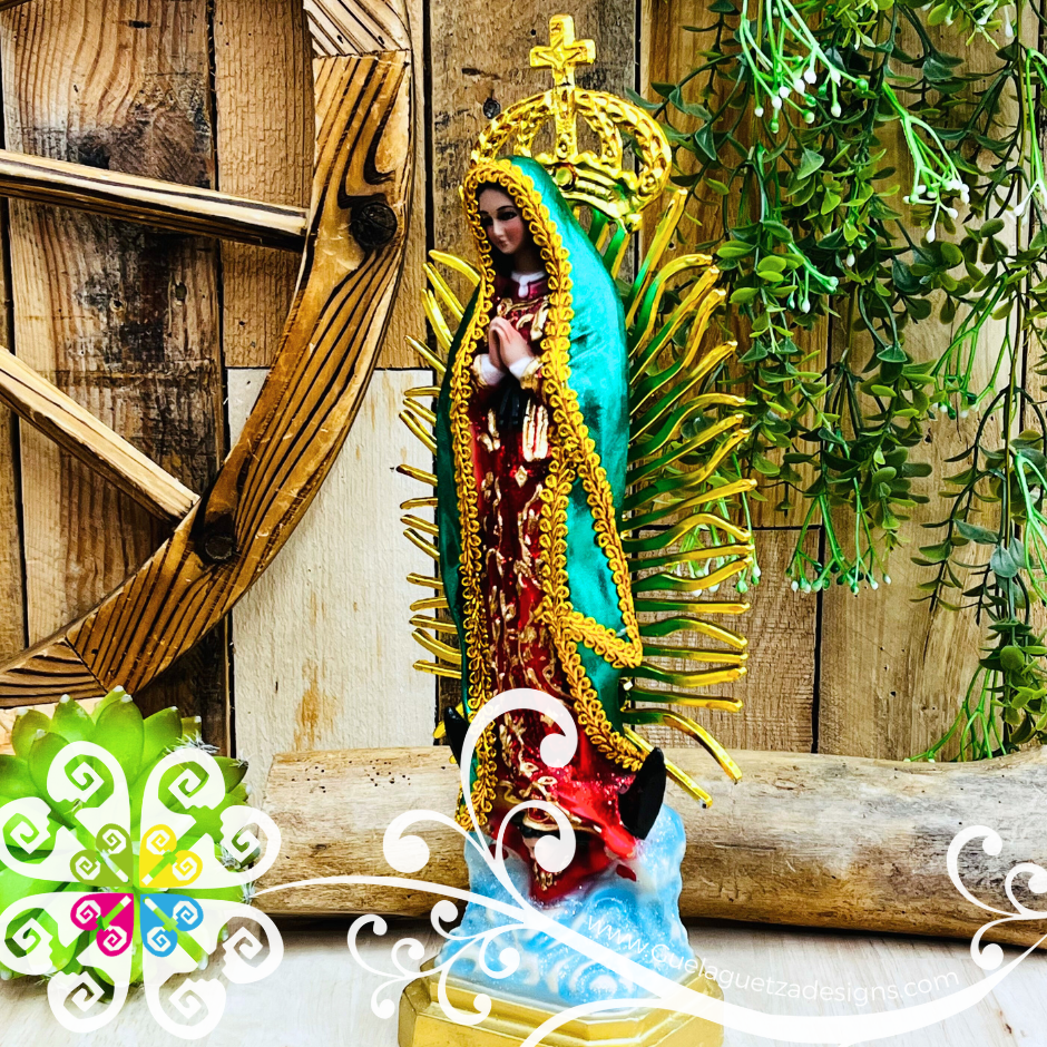 Small Virgen de Guadalupe Statue