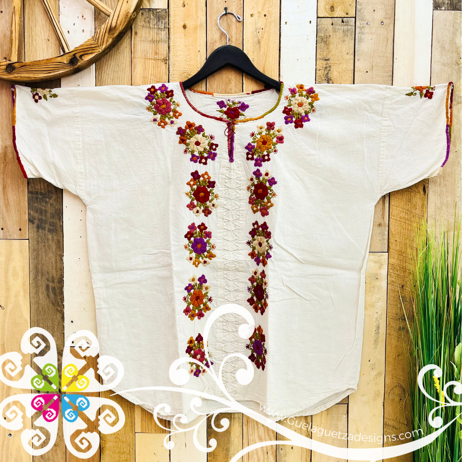 Morning Bouquet Chiapas Embroider Top- Plus Size