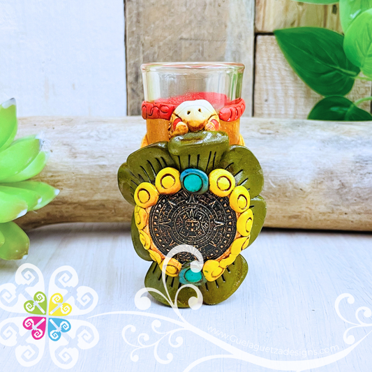 Turtle Tequila Shot Glass - Epoxy Clay Tequilero