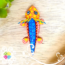 Small Lizard Alebrije Handcarve Wood Decoration Figure