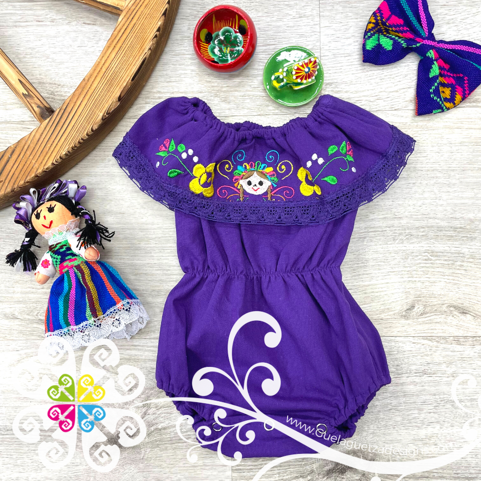 Purple Traviesa Campesino One Piece - Children Clothing