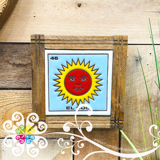 El Sol - LoteriaMX Wall Art