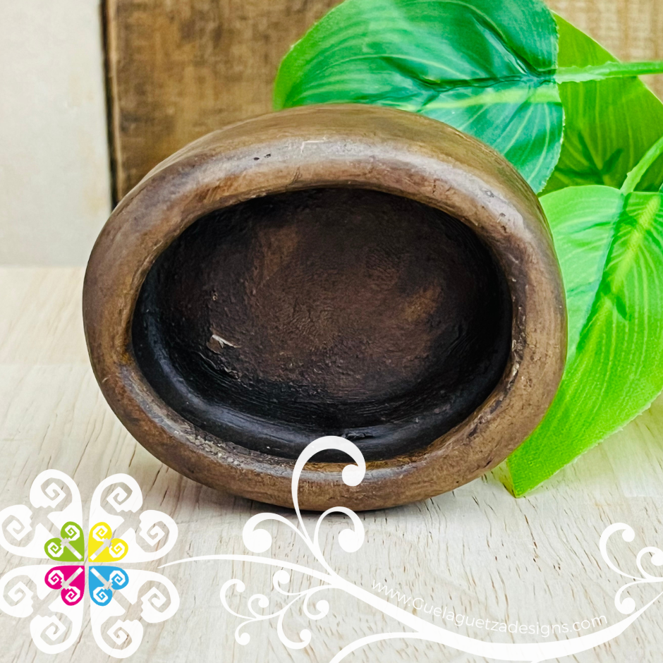 Mini Oval Jewelry Box - Barro Cafe Oaxaca