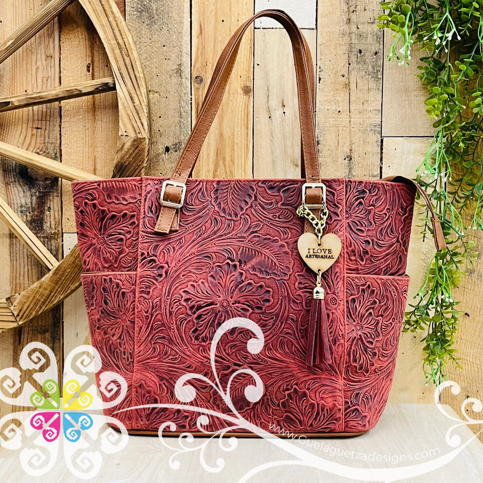 Lupita Leather Purse - Bolsa de piel