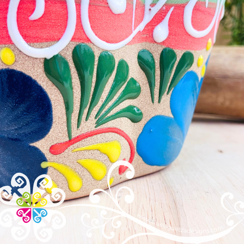 Soft Brown Flores Utensil Holder - Spoon Holder