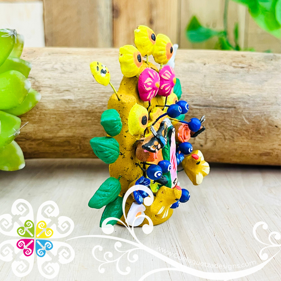 Mini Arbol Pintado Home Decor - Barro Metepec