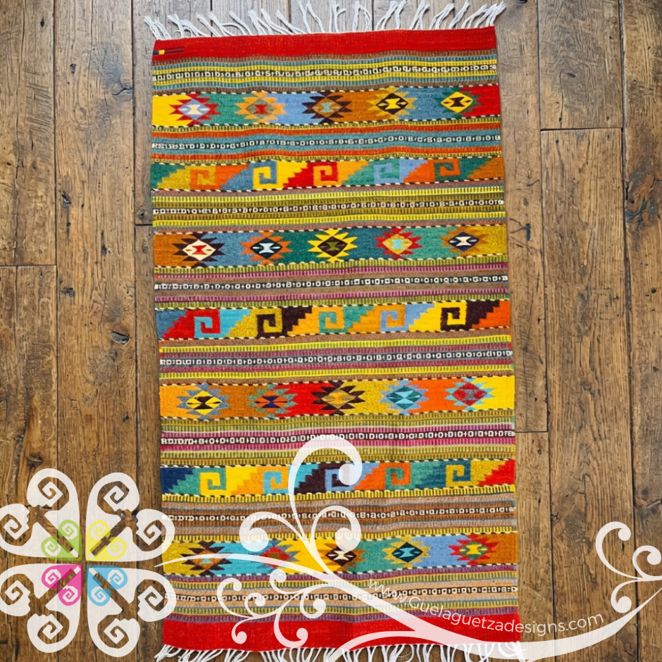 Diamante y Grecas Large Rug - 140 x 80 cm Teotitlan Collection