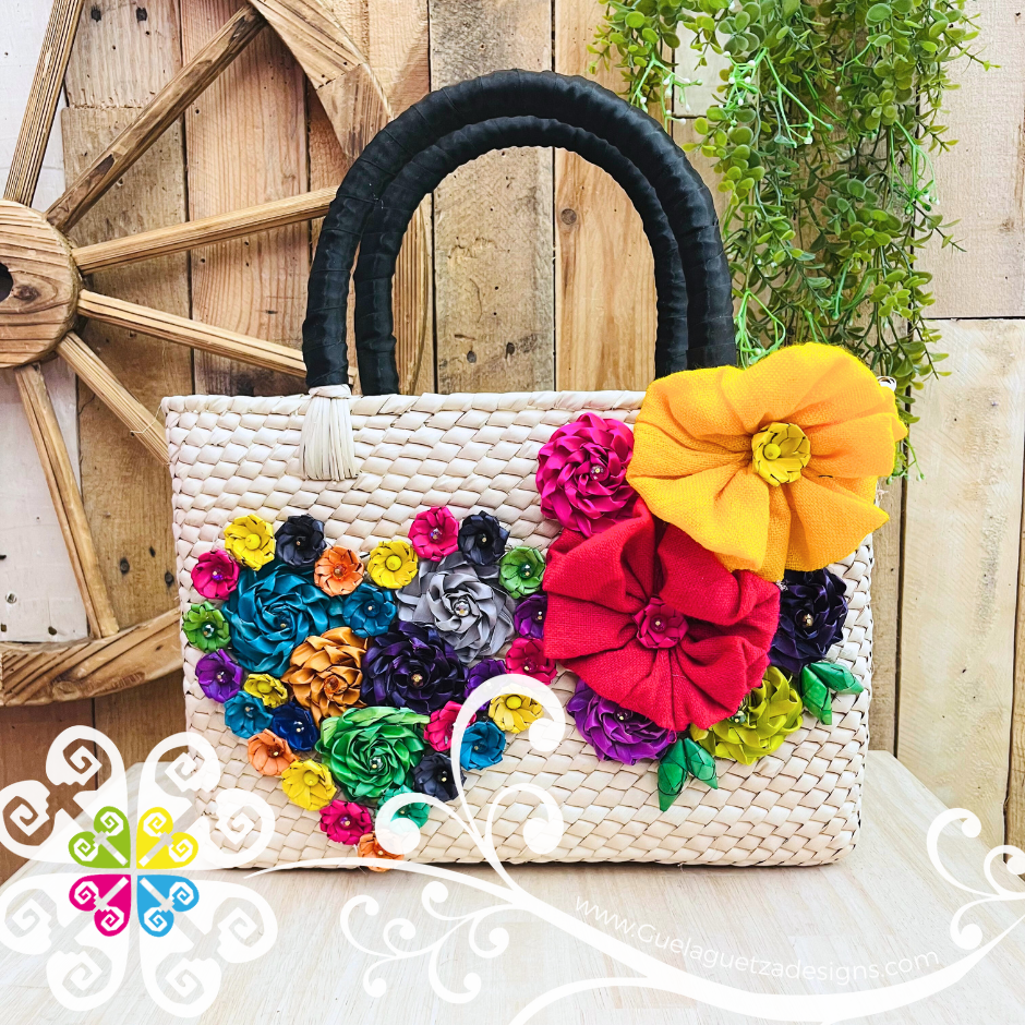 Corazon Square Palm Bag - Bolsa de Palma Artesanal