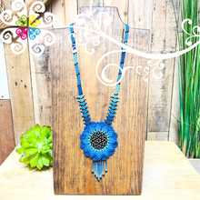 Sunflower Beaded Necklace - Huichol Jewelry