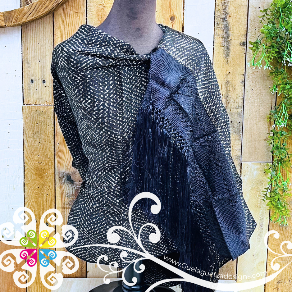Rebozo Fino Bolita - Mexican Scarf