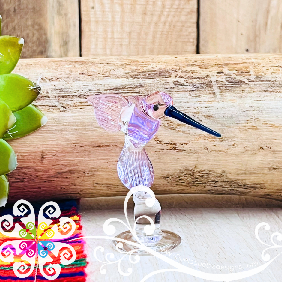 Mini Glass Hummingbird- Vidrio Soplado Trinkets