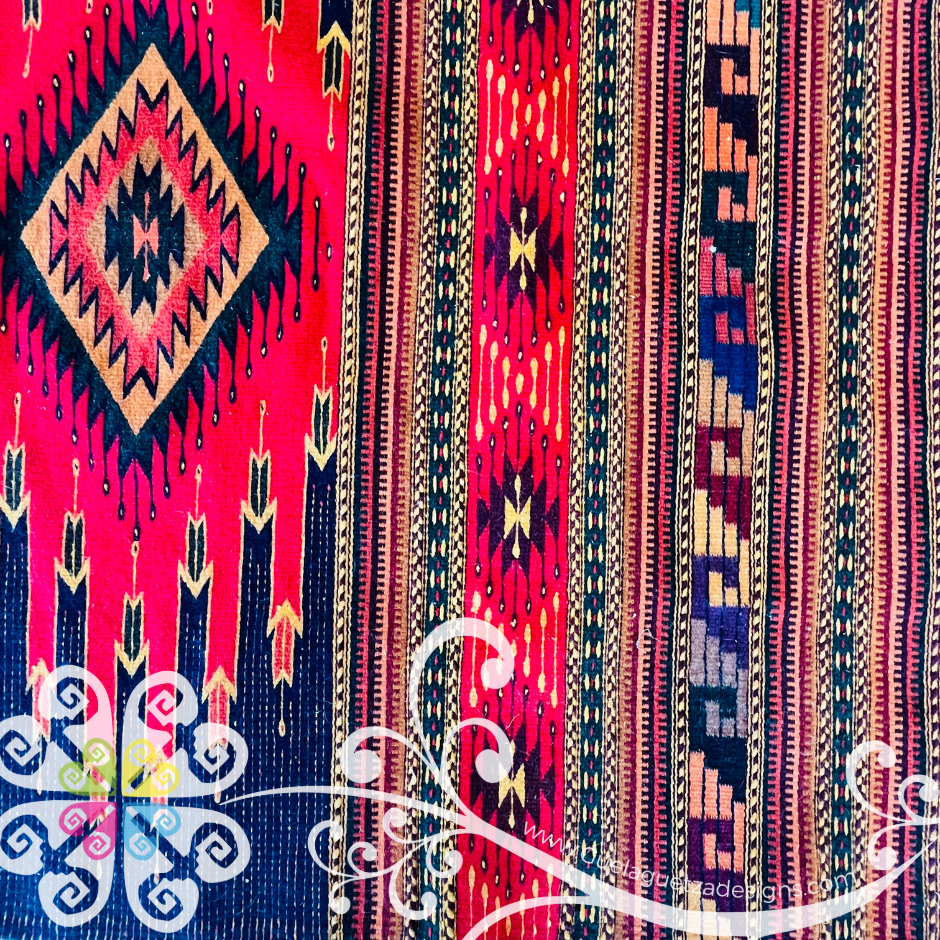 Diamante y Grecas Extra Large Rug - 220 x 130 cm Teotitlan Collection